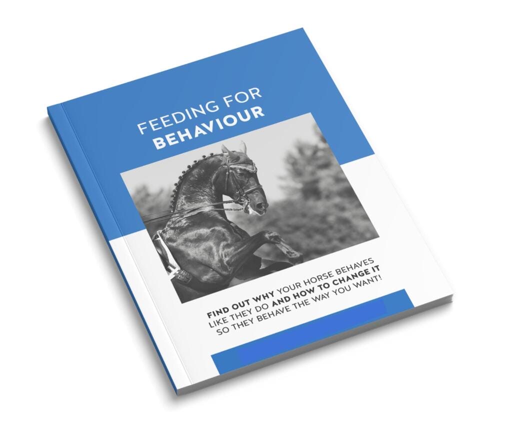 Cover-feeding-for-behaviour-crop Ebook cover mockup - Feed XL horse nutrition - Feeding for behaviour